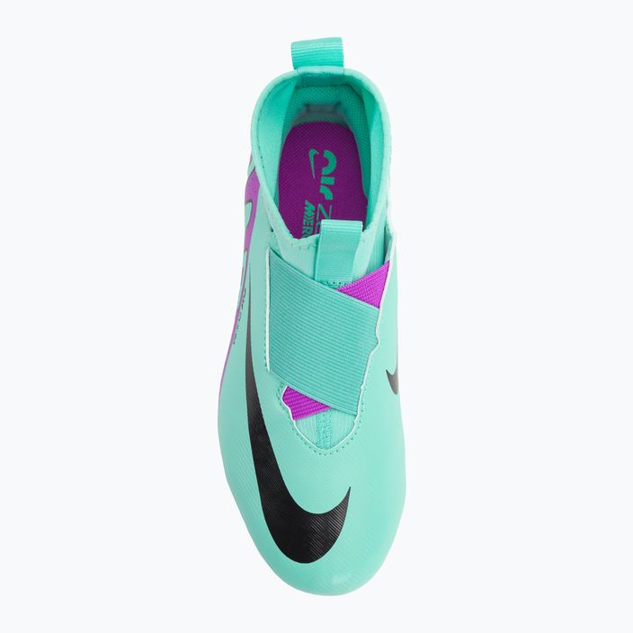 Scarpe da calcio per bambini Nike Jr Zoom Mercurial Superfly 9 Academy FG/MG iper turchese/nero/bianco/fuchsia dream 6