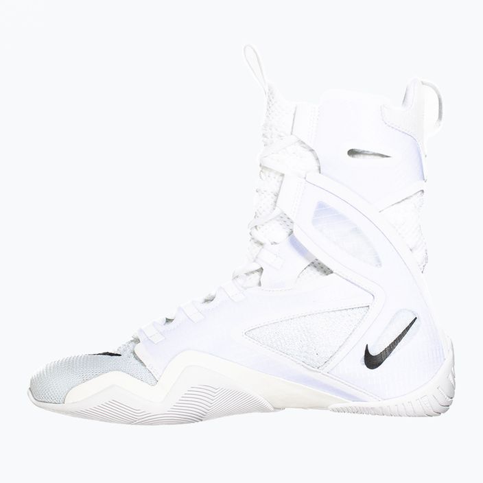 Nike Hyperko 2 bianco/nero/grigio calcio scarpe da boxe 8