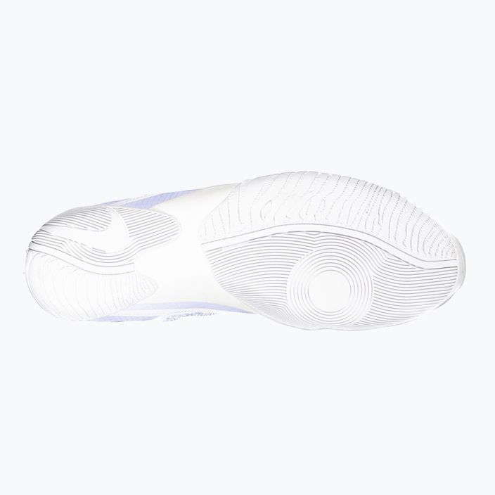 Nike Hyperko 2 bianco/nero/grigio calcio scarpe da boxe 10