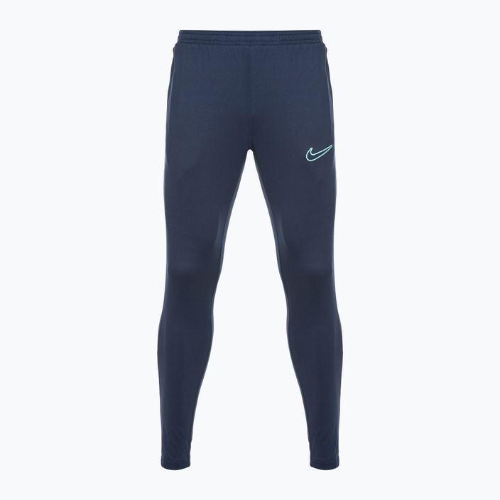 Pantaloni da calcio Nike Dri-Fit Academy da uomo midnight navy/midnight navy/hyper turchese