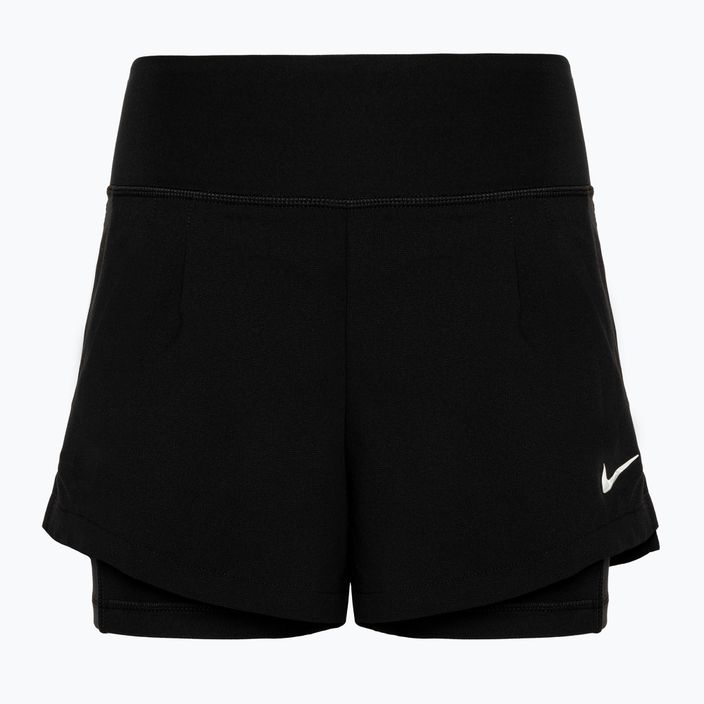 Pantaloncini da tennis Nike Court Dri-Fit Advantage donna nero/bianco