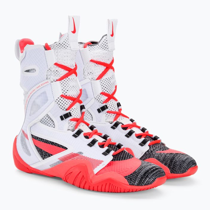 Nike Hyperko 2 bianco/cremisi/nero scarpe da boxe 4