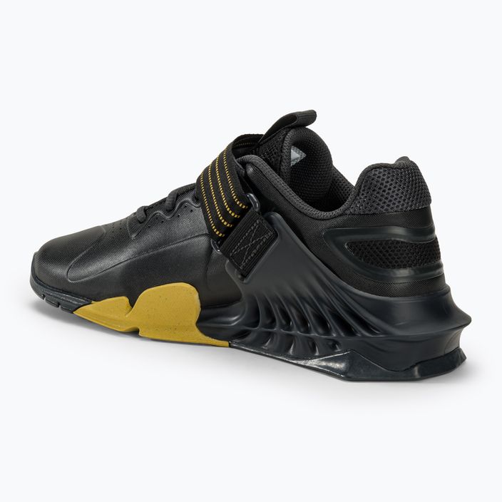 Nike Savaleos nero / oro metallico antracite infinito oro scarpe da sollevamento pesi 3