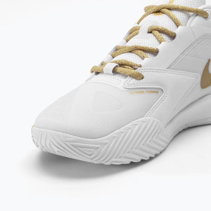 Nike Zoom Hyperace 3 pallavolo scarpe bianco/mtlc oro-photon polvere 7