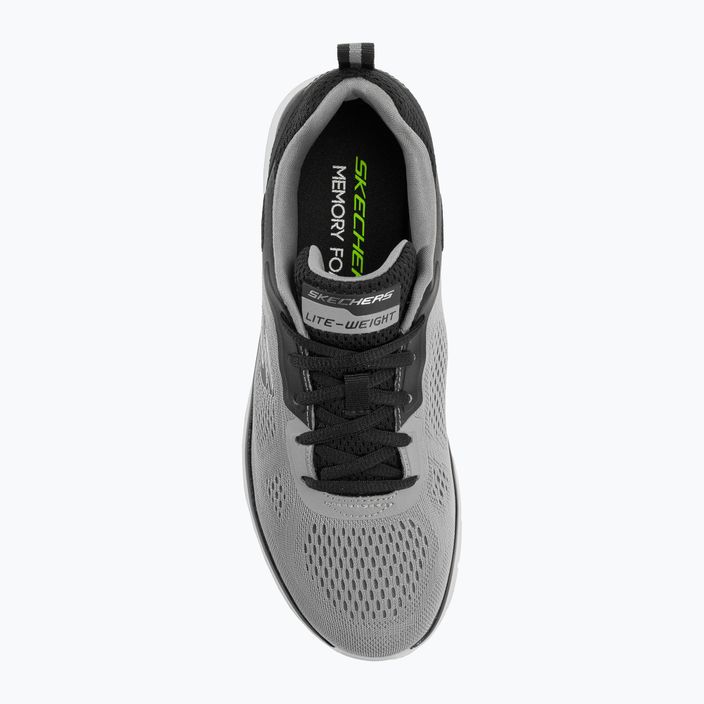 SKECHERS Track Broader scarpe da uomo grigio/nero 6