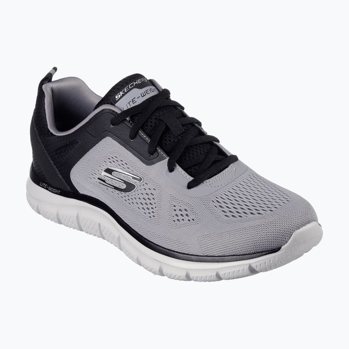 SKECHERS Track Broader scarpe da uomo grigio/nero 7