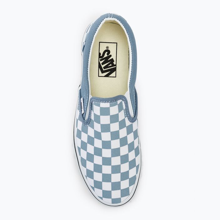 Scarpe Vans Classic Slip-On blu polvere 5