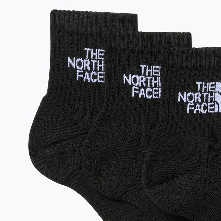 The North Face Multi Sport Cush Quarter Sock calzini da trekking 3 paia nero 2