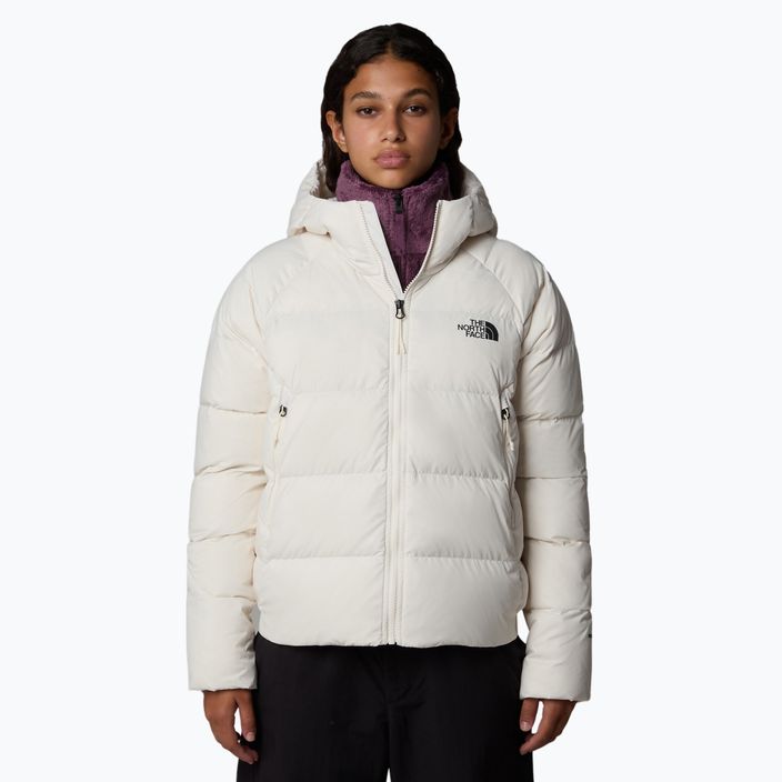 Piumino da donna The North Face Hyalite Down Hoodie bianco dune