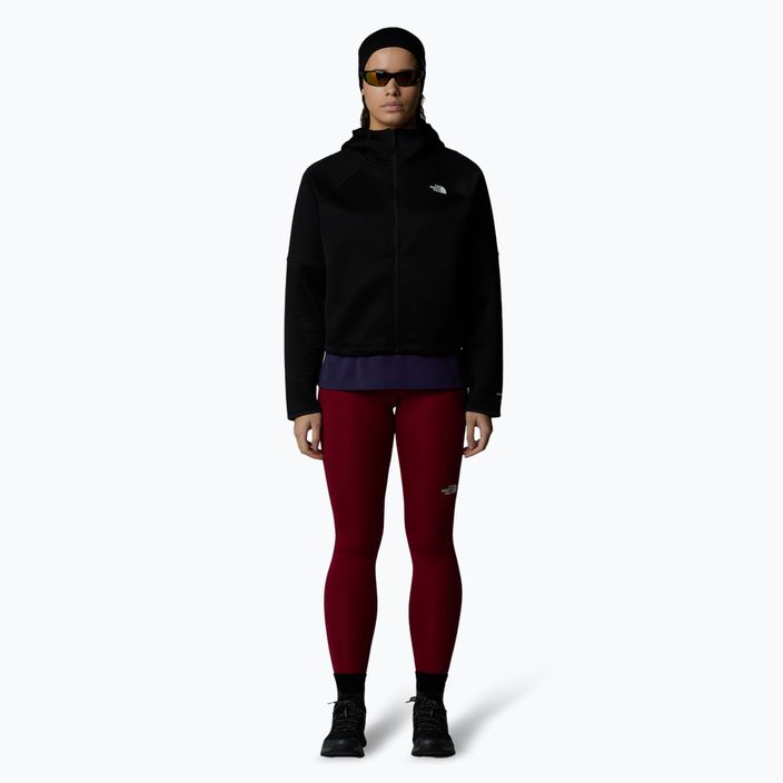 Felpa da trekking da donna The North Face Vertical Thermal FZ Hoodie nero 2