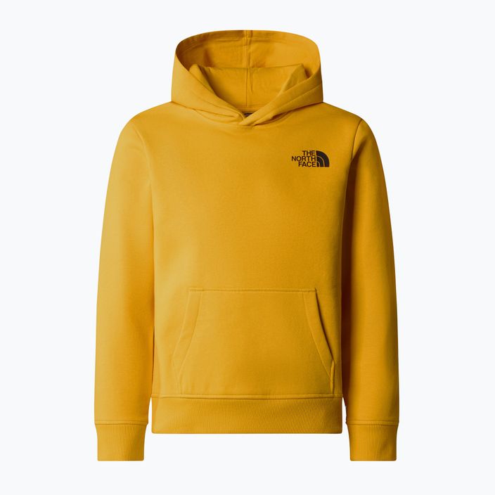 Felpa da bambino The North Face Teen Redbox Regular P/O summit gold 3