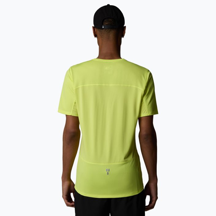 Maglietta da corsa da uomo The North Face Sunriser giallo fuoco 3