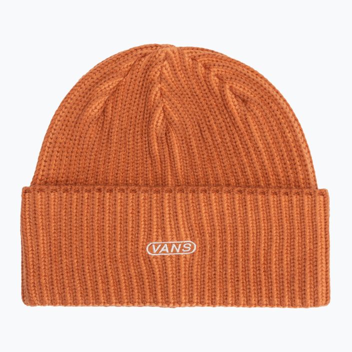 Vans Nesbit Cuff Beanie - berretto rosso scuro