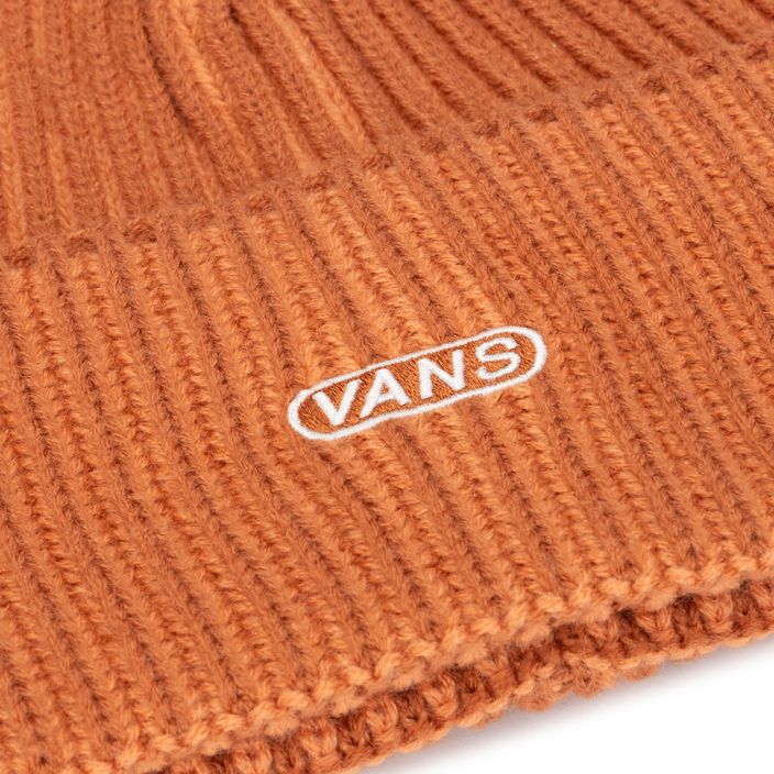 Vans Nesbit Cuff Beanie - berretto rosso scuro 2