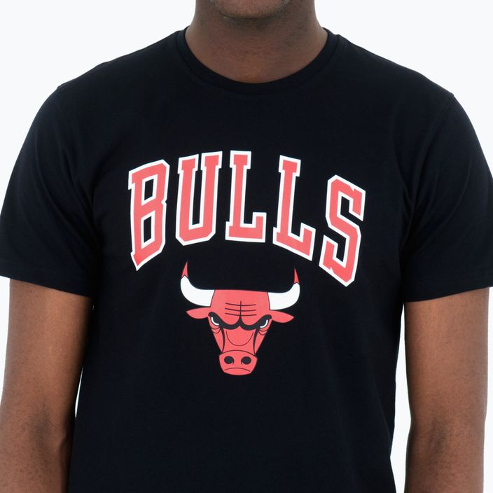 Maglietta New Era NOS NBA Regular Tee Chicago Bulls da uomo, nera 4