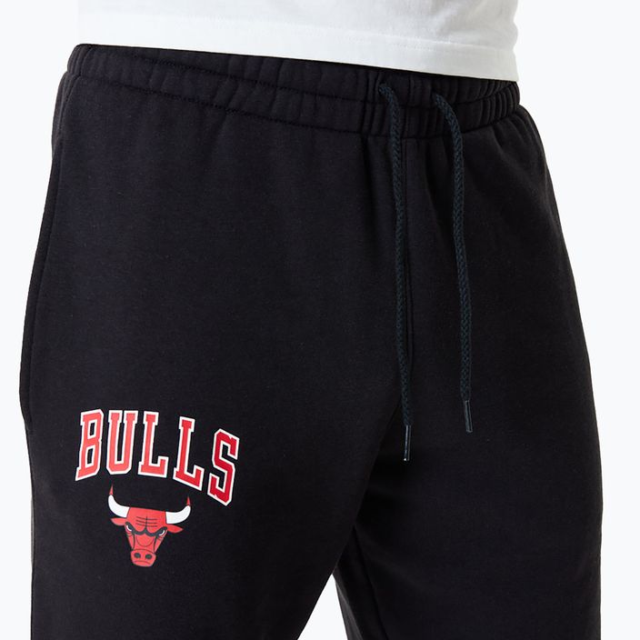 Pantaloni New Era NBA Essentials Jogger Chicago Bulls da uomo, nero 3