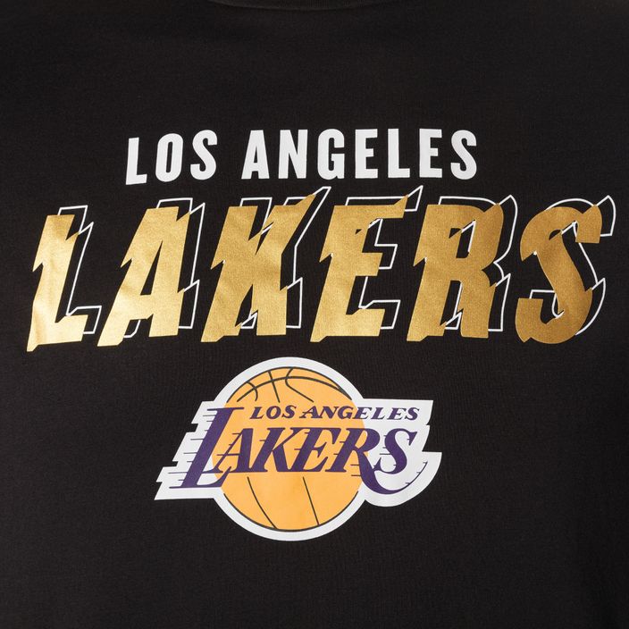 Maglietta New Era Team Script OS Uomo Los Angeles Lakers nero 8