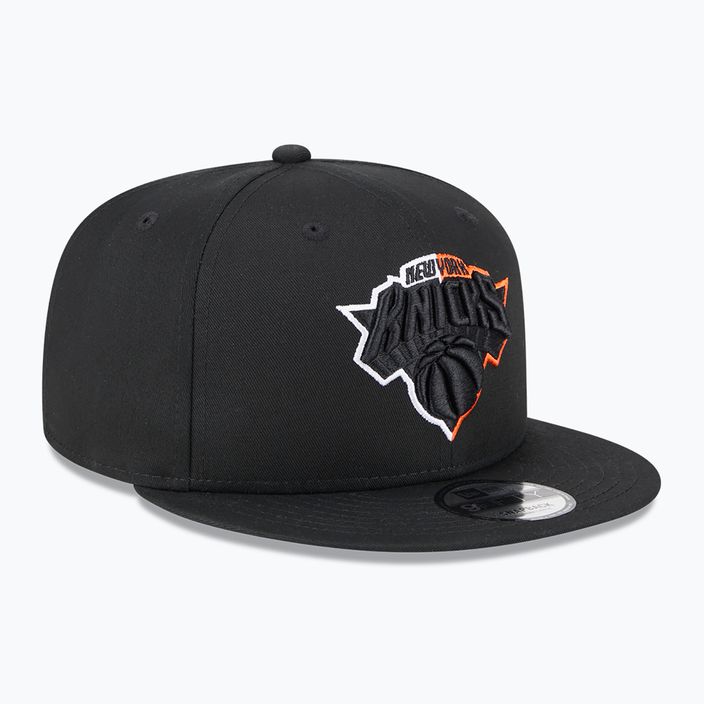 Cappello New Era Split Logo 9Fifty New York Knicks nero