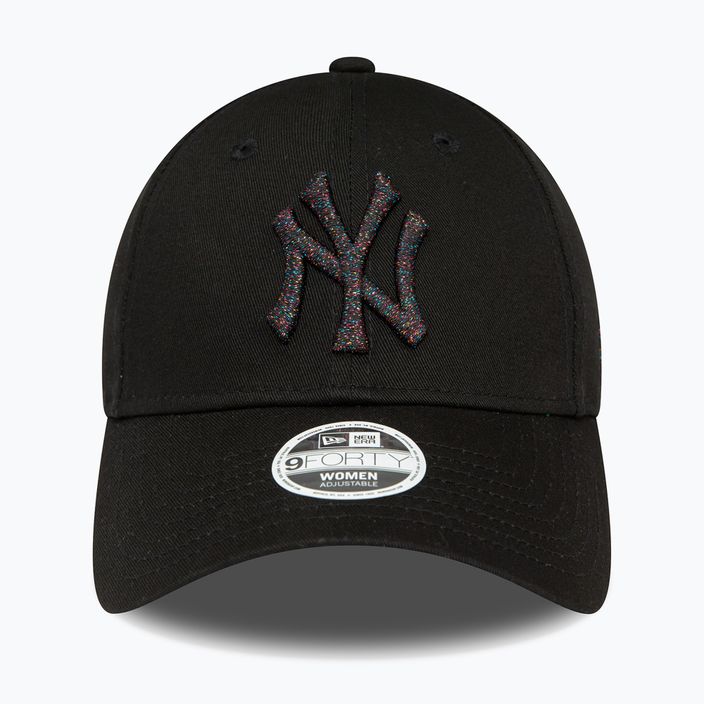 Cappello da baseball New Era Metallic Logo 9Forty New York Yankees donna nero 2