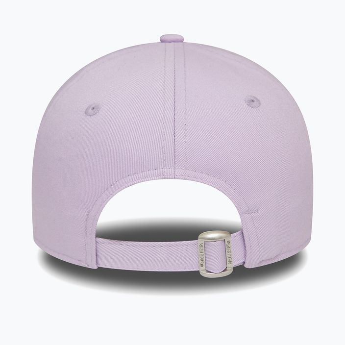 Cappello da baseball New Era Metallic Logo 9Forty Los Angeles Dodgers donna viola pastello 4