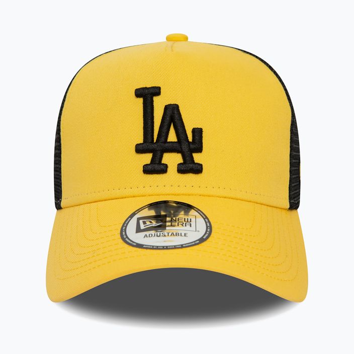 Cappello da baseball New Era League Essential Trucker Los Angeles Dodgers giallo da uomo 2