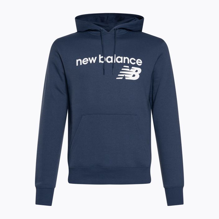 Uomo New Balance Core Fleece Felpa con cappuccio nb navy 4
