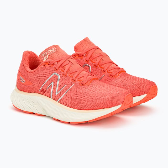 Scarpe da corsa da donna New Balance Fresh Foam X Evoz v3 rosso golfo 4