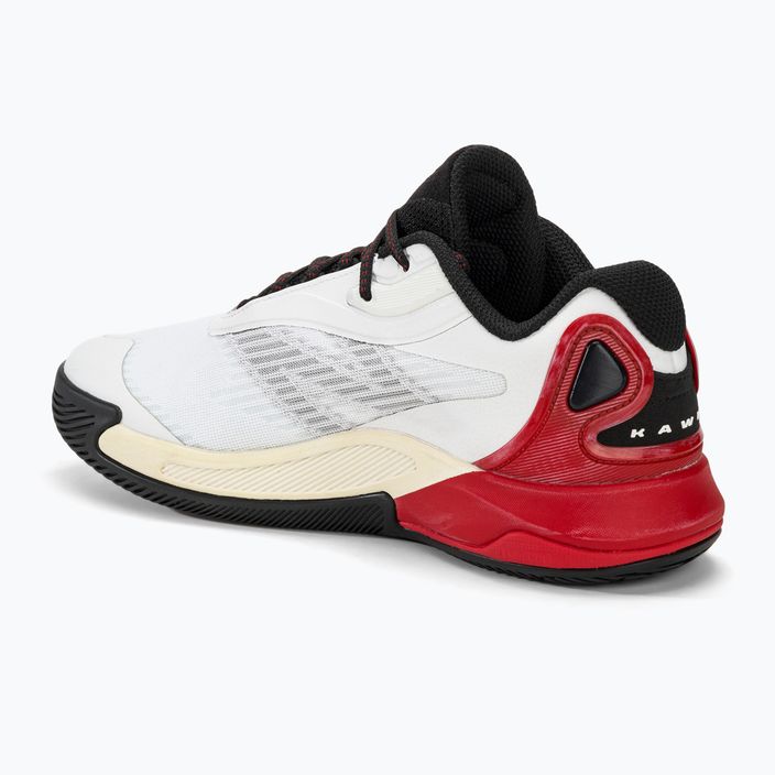 New Balance Kawhi 4 scarpe da basket bianche/rosse 3
