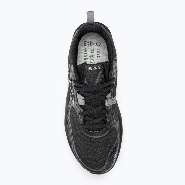 New Balance Fresh Foam X Hierro v8 Wide nero scarpe da corsa da uomo 5