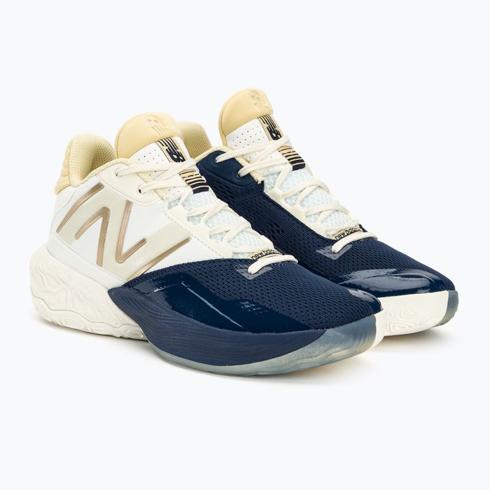 New Balance TWO WXY v4 - scarpe da basket color beige/marino 4