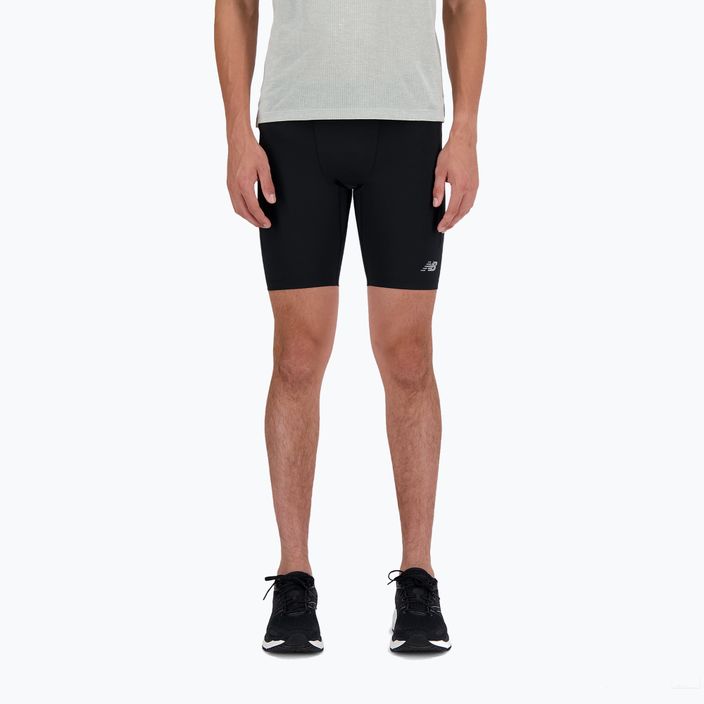 Pantaloncini New Balance Athletics Sleek Run da uomo, nero