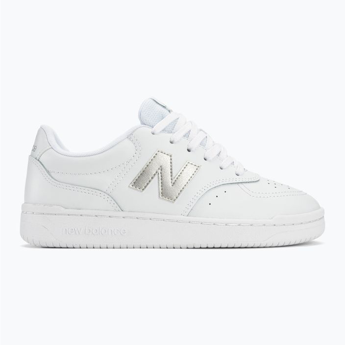 Scarpe da donna New Balance BBW80 bianco/argento 2