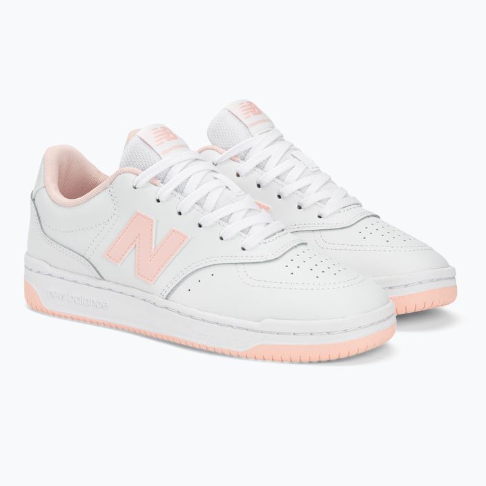 Scarpe New Balance donna BBW80 bianco/rosa 4