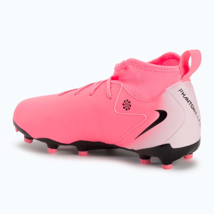 Nike Phantom Luna II Academy FG/MG Junior, scarpe da calcio per bambini, colore nero e tramonto 3