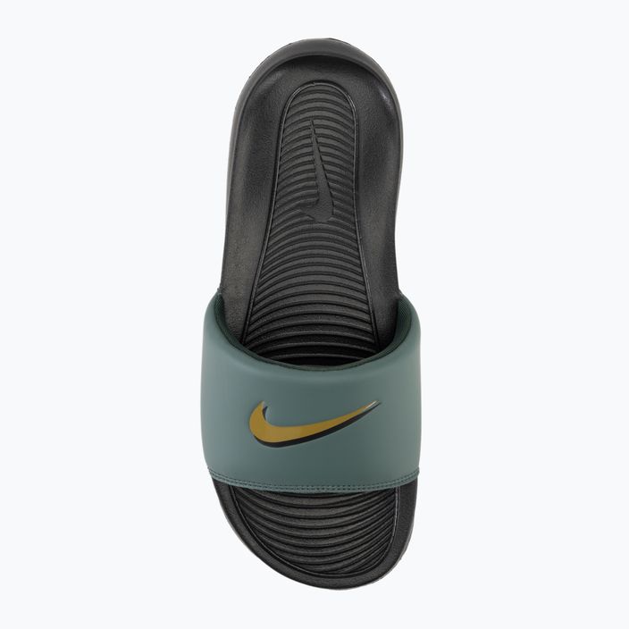 Infradito da uomo Nike Victori One Slide nero/verde vintage/bronzine 5