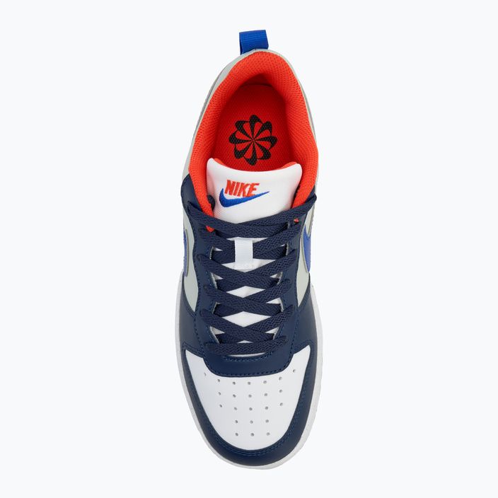 Scarpe Nike Court Borough Low Recraft mezzanotte marina/hyper royal/team orange 5