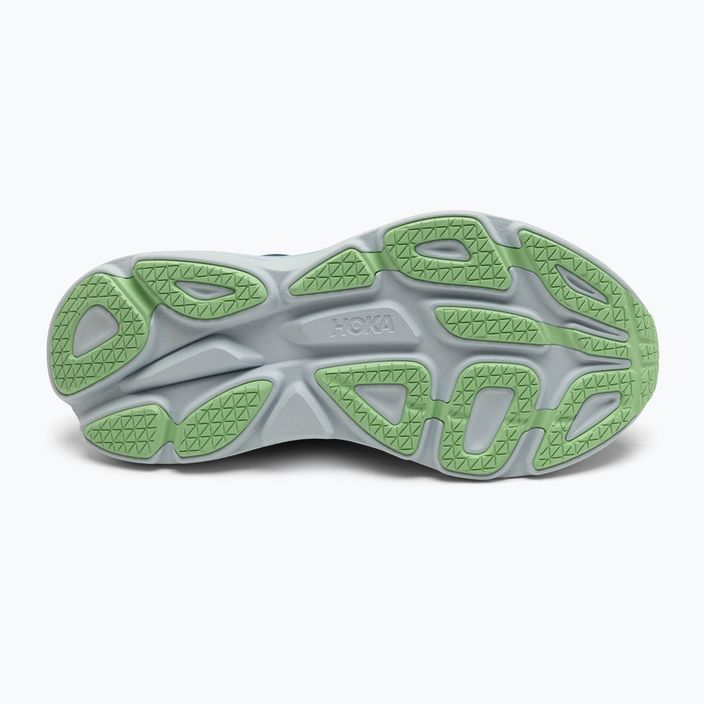 HOKA Bondi 8 scarpe da corsa da uomo in vero colore verde acqua/ombra 4