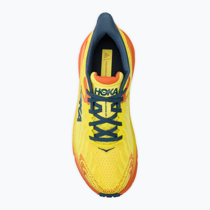 Scarpe da corsa HOKA Challenger ATR 7 lemonade/squash da uomo 5