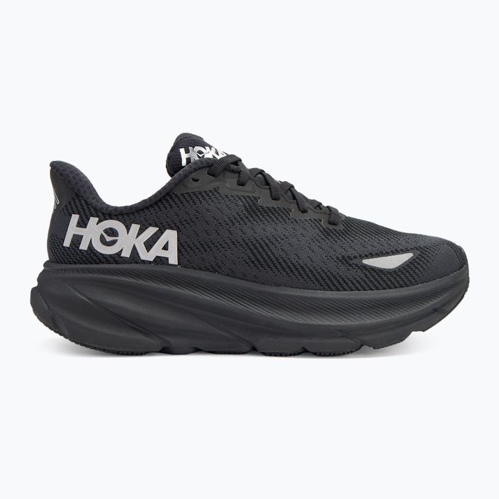 Scarpe da corsa da uomo HOKA Clifton 9 GTX nero/nero 2