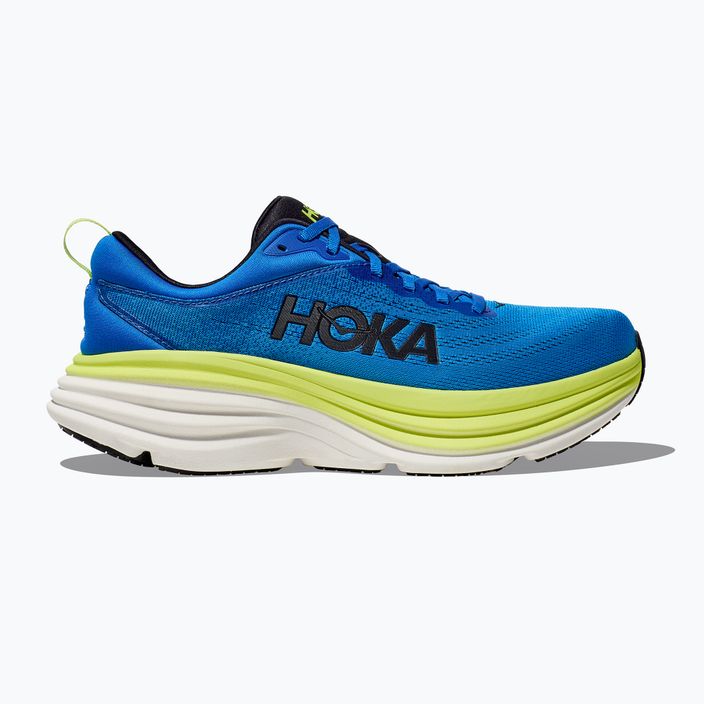 HOKA Bondi 8, scarpe da corsa da uomo in cobalto elettrico/lattuga 2