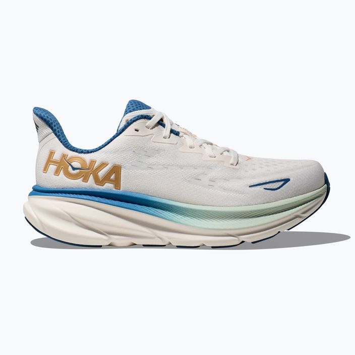 Scarpe da corsa da uomo HOKA Clifton 9 gelo/oro 2