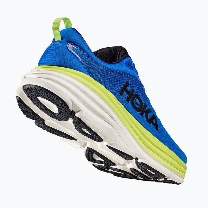 HOKA scarpe da corsa da uomo Bondi 8 Wide electric cobalt/lettuce 5