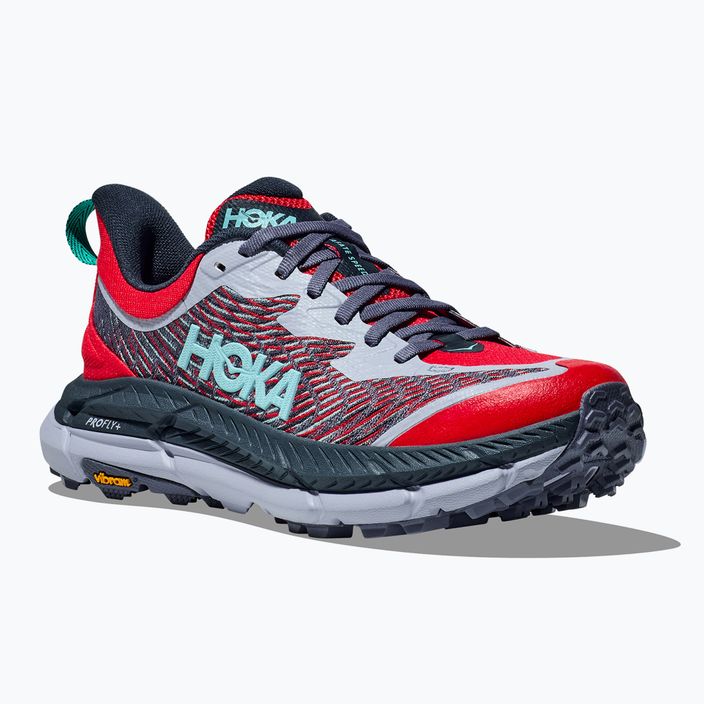 Scarpe da corsa da donna HOKA Mafate Speed 4 cerise/stormy skies