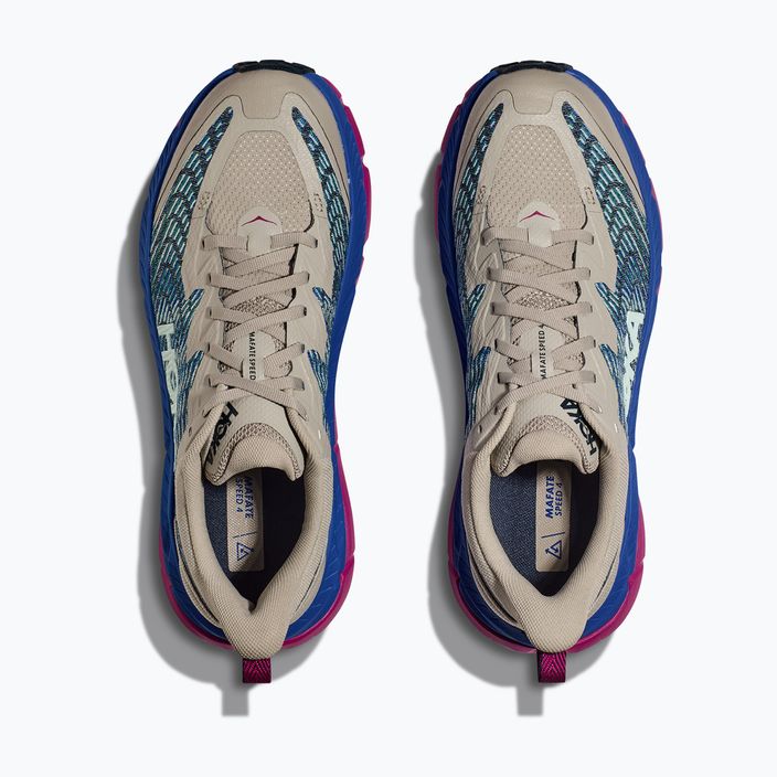 HOKA Mafate Speed 4, scarpe da corsa da uomo in farro/ultramarine 8