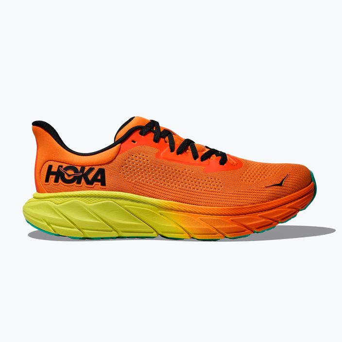 Scarpe da corsa da uomo HOKA Arahi 7 electric tangerine/nero 2