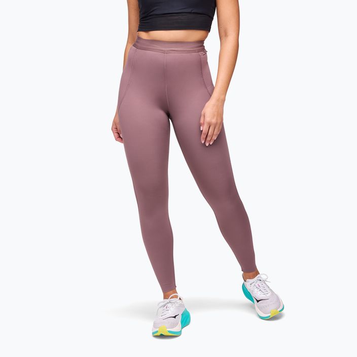 Leggings da corsa da donna HOKA Novafly Run 25" smokey quartz