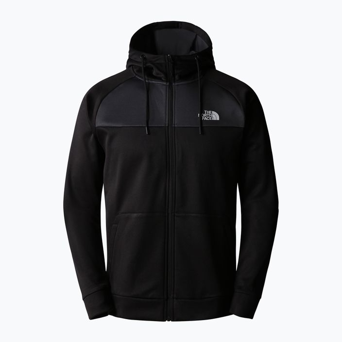 Felpa The North Face Reaxion Fleece uomo nero/grigio asfalto 5