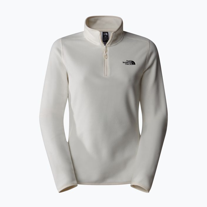 Felpa The North Face donna 100 Glacier 1/4 Zip bianca dune/npf 4