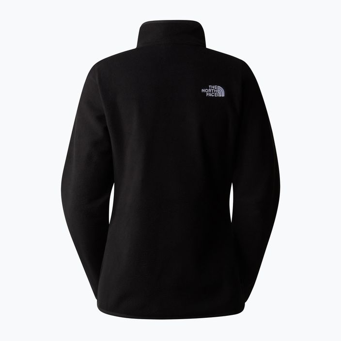 Felpa donna The North Face 100 Glacier 1/4 Zip nero/npf 5