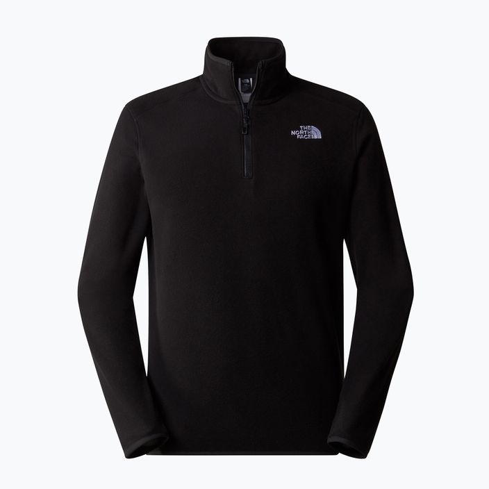 Felpa da uomo The North Face 100 Glacier 1/4 Zip nero/npf 4